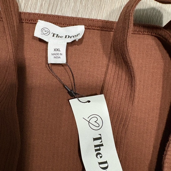 The Drop Brown Sleeveless Maxi Dress - Picture 2 of 5